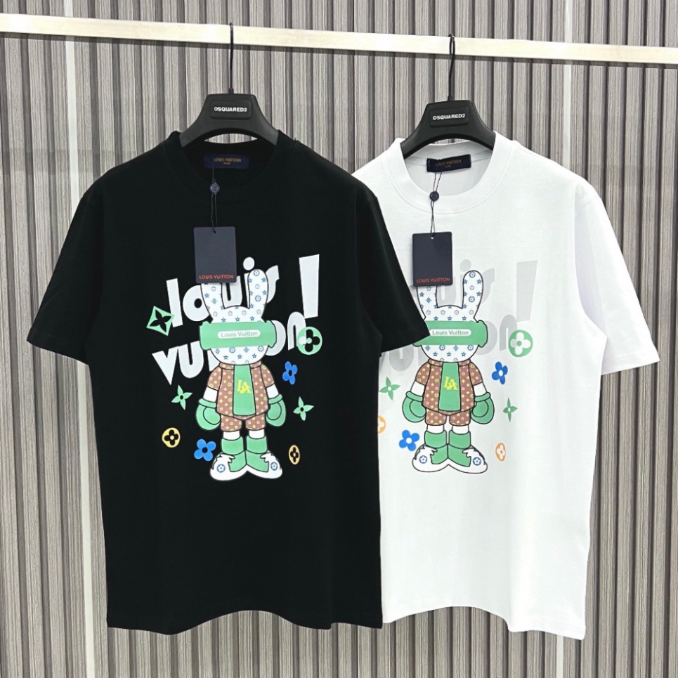 Áo Thun LV cao cấp áo cộc Louis Vuiton Siêu Cấp Vải Cotton 100%