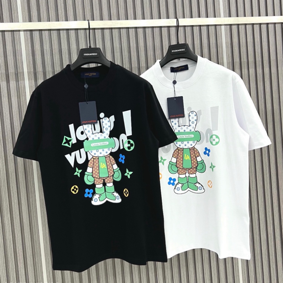 Áo Thun LV cao cấp áo cộc Louis Vuiton Siêu Cấp Vải Cotton 100%