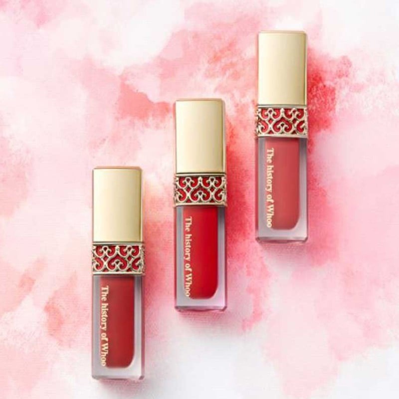 Son Kem Nhung Lì Whoo GJH Mi Velvet Liquid Lip Rouge Màu 45.Royal Red 2.3g