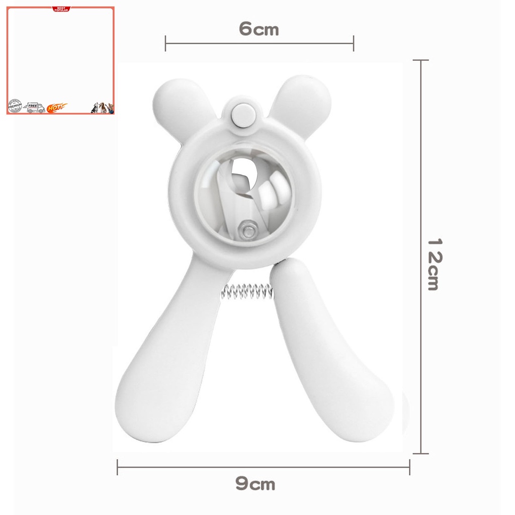 Kìm Cắt Móng Tay Có Đèn LED Đầu Sắc Nhọn Chống Văng Độ Cứng Cao Cho Thú Cưng