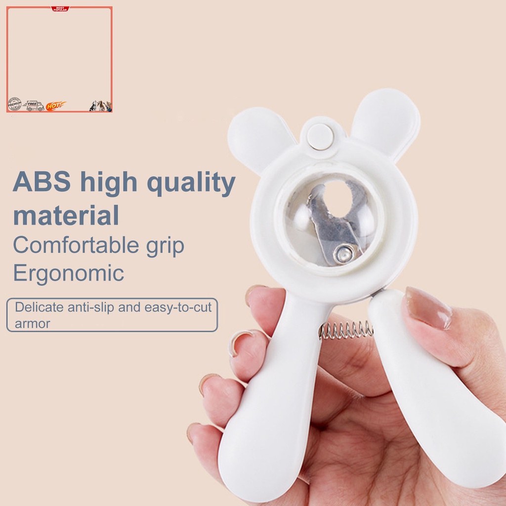 Kìm Cắt Móng Tay Có Đèn LED Đầu Sắc Nhọn Chống Văng Độ Cứng Cao Cho Thú Cưng