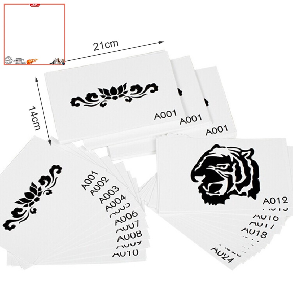 Bộ 24 Giấy Khuôn Dùng Nhuộm Màu Cho Thú Cưng Thân Thiện Với Môi Trường