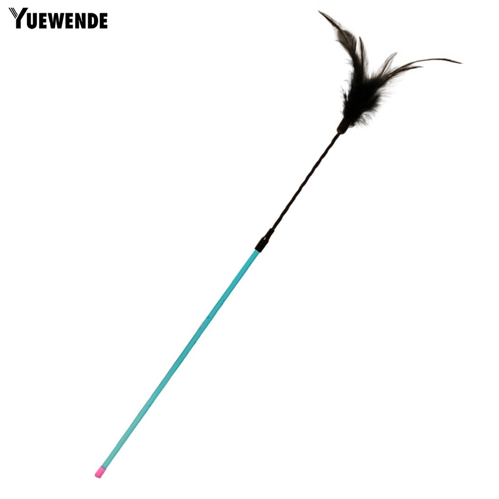 Gậy Lông Vũ Đồ Chơi Dài Chống Cắn Chống Trầy Xước Thoải Mái Tương Tác Với Mèo Cưng