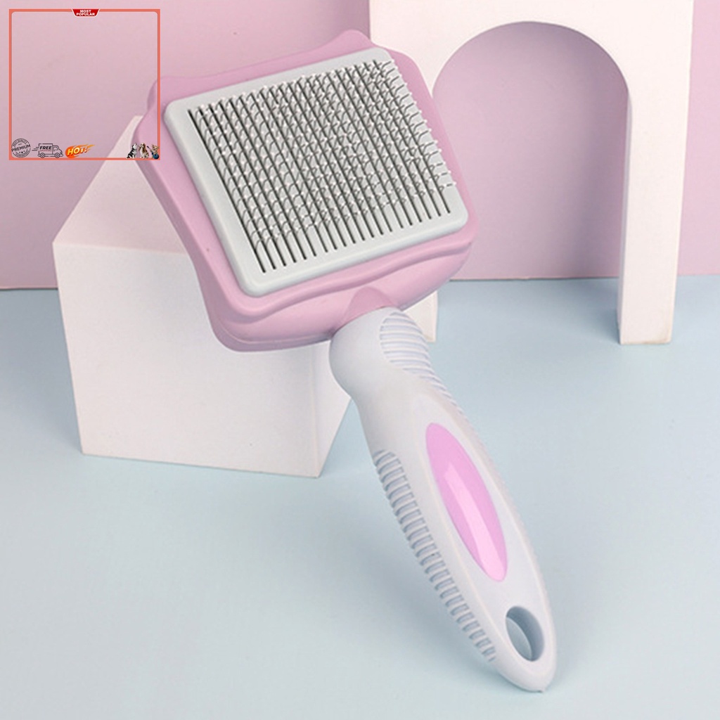 Lược Chải Lông Tự Dính Hình Chìa Khóa Hoạt Hình Thoải Mái Tiện Dụng Cho Thú Cưng