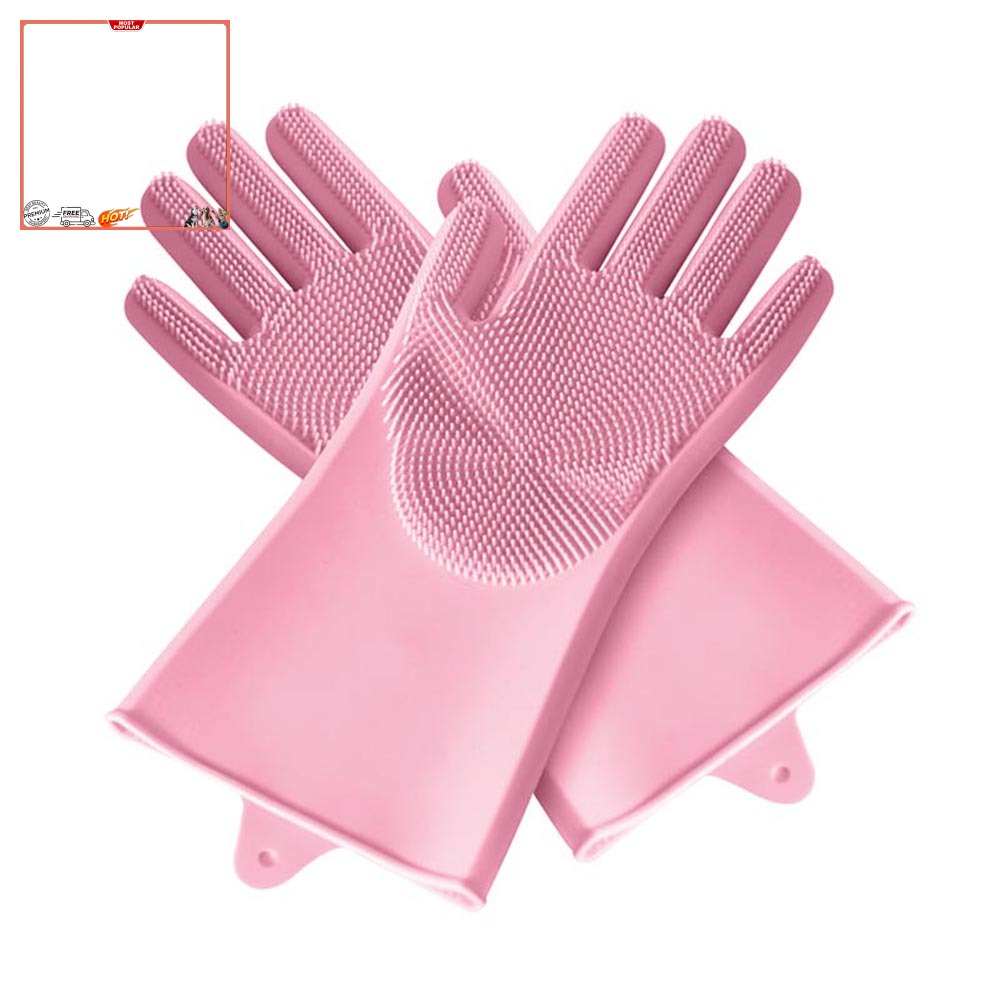Găng Tay Massage Silicone Cho Thú Cưng Khi Tắm