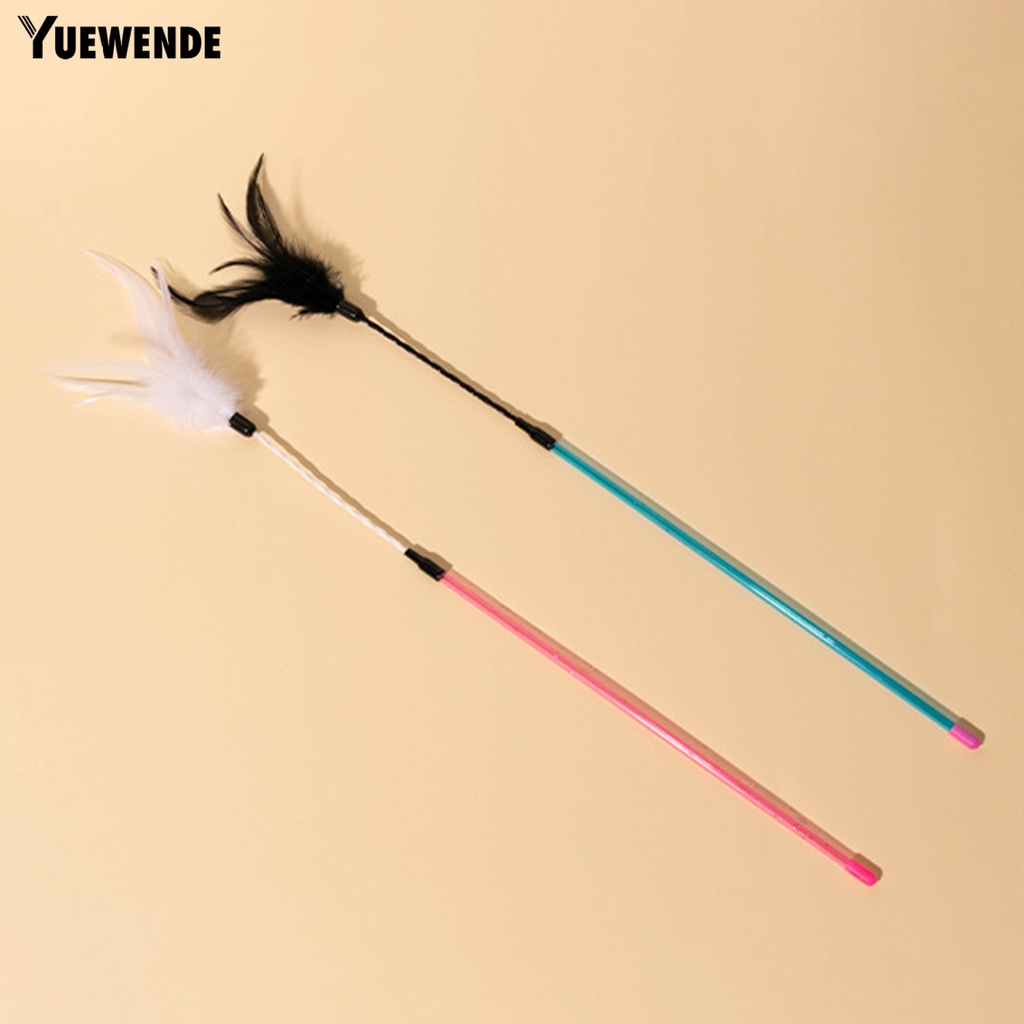 Gậy Lông Vũ Đồ Chơi Dài Chống Cắn Chống Trầy Xước Thoải Mái Tương Tác Với Mèo Cưng