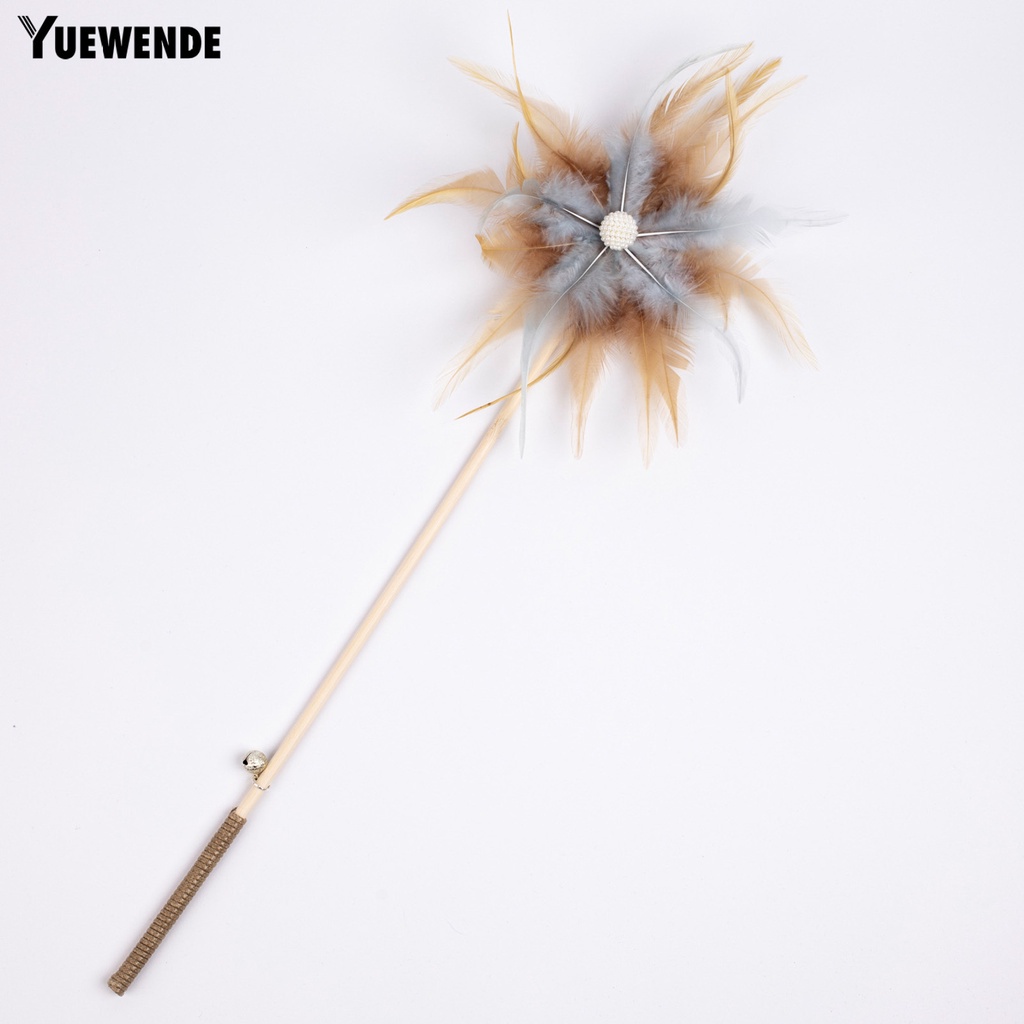 Gậy Trêu Chọc Mèo Gắn Lông Vũ Giả Gắn Chuông Không Dễ Vỡ