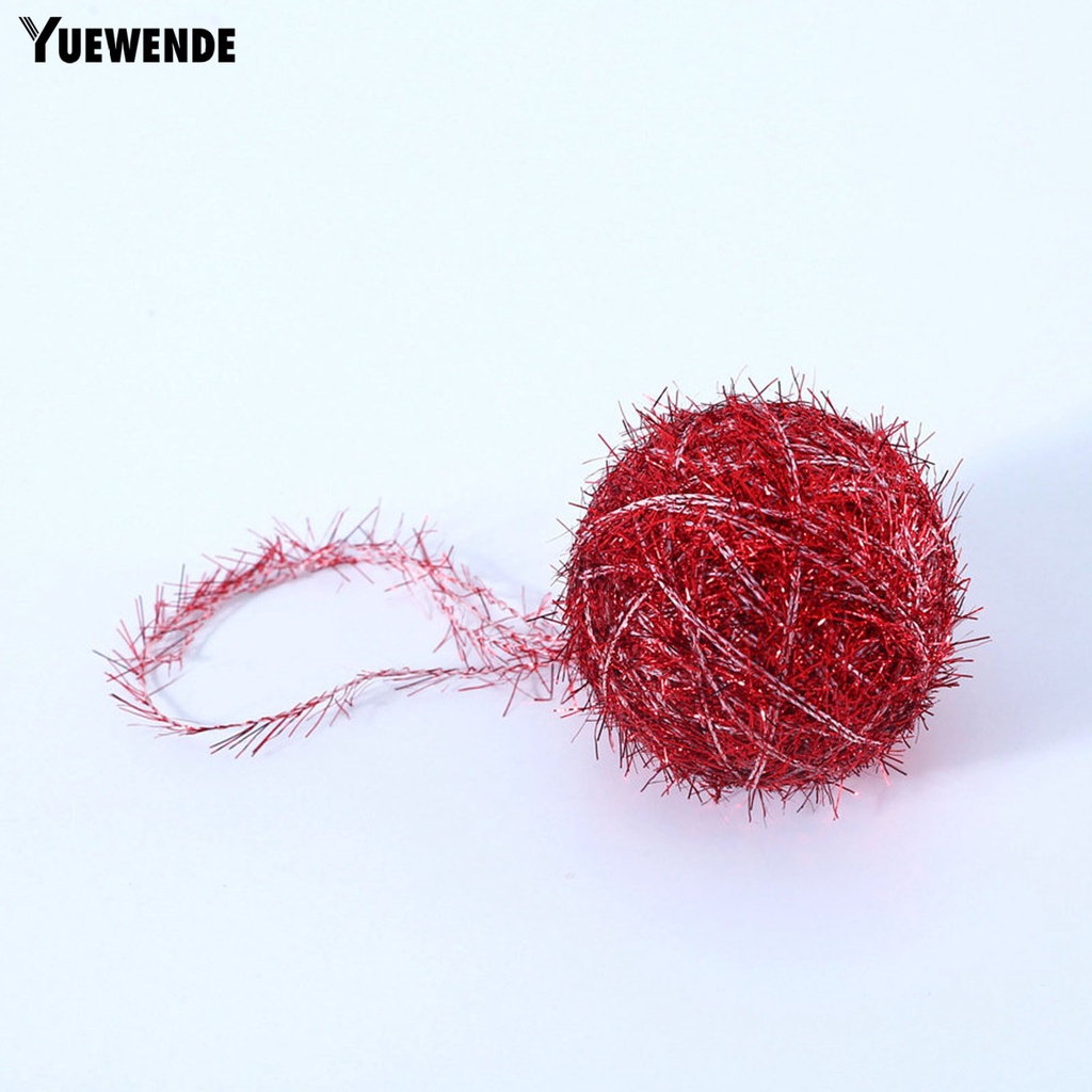 Set 3 Món Đồ Chơi Bằng Vải Bạt Đính Kim Sa Thời Trang Có Thể Điều Chỉnh Trang Trí Giáng Sinh Cho Mèo Cưng