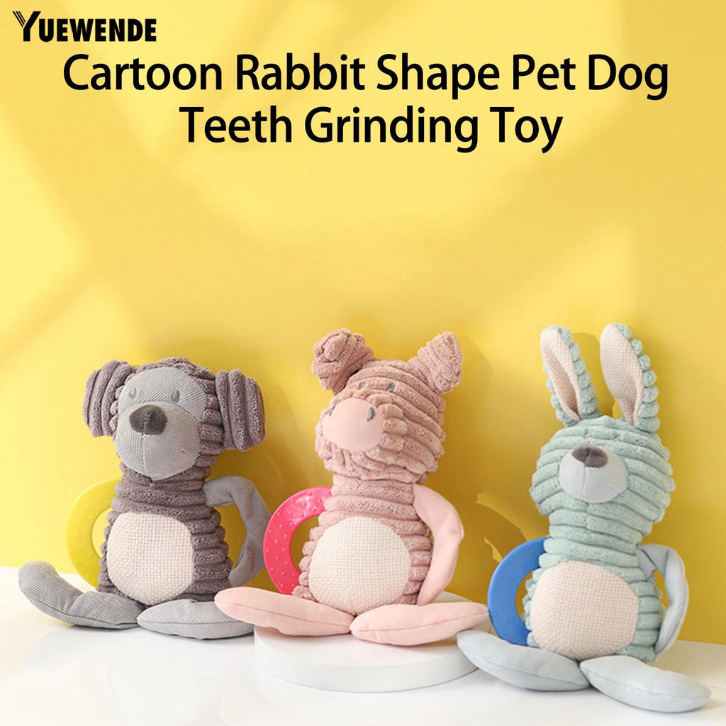 Đồ Chơi Gặm Chống Cắn Hình Thỏ Hoạt Hình Phát Ra Âm Thanh Dành Cho Thú Cưng