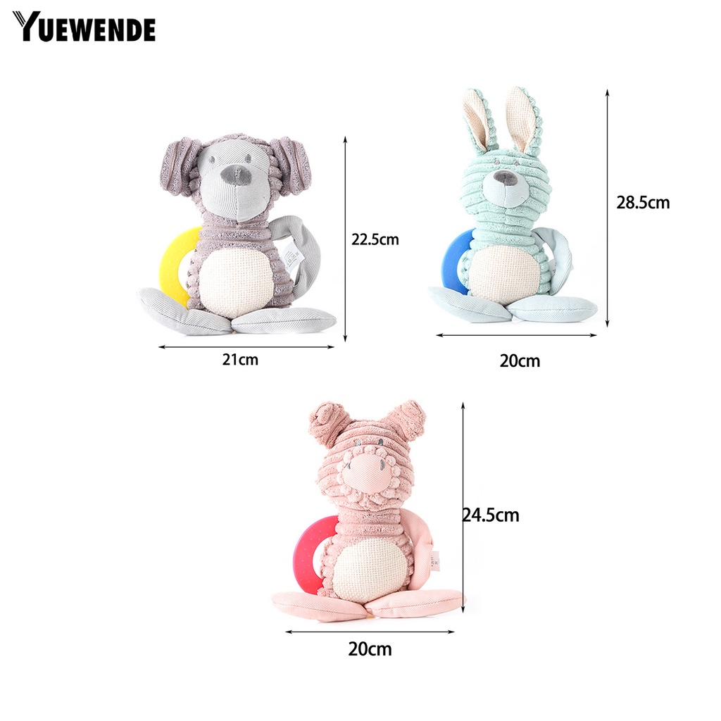 Đồ Chơi Gặm Chống Cắn Hình Thỏ Hoạt Hình Phát Ra Âm Thanh Dành Cho Thú Cưng