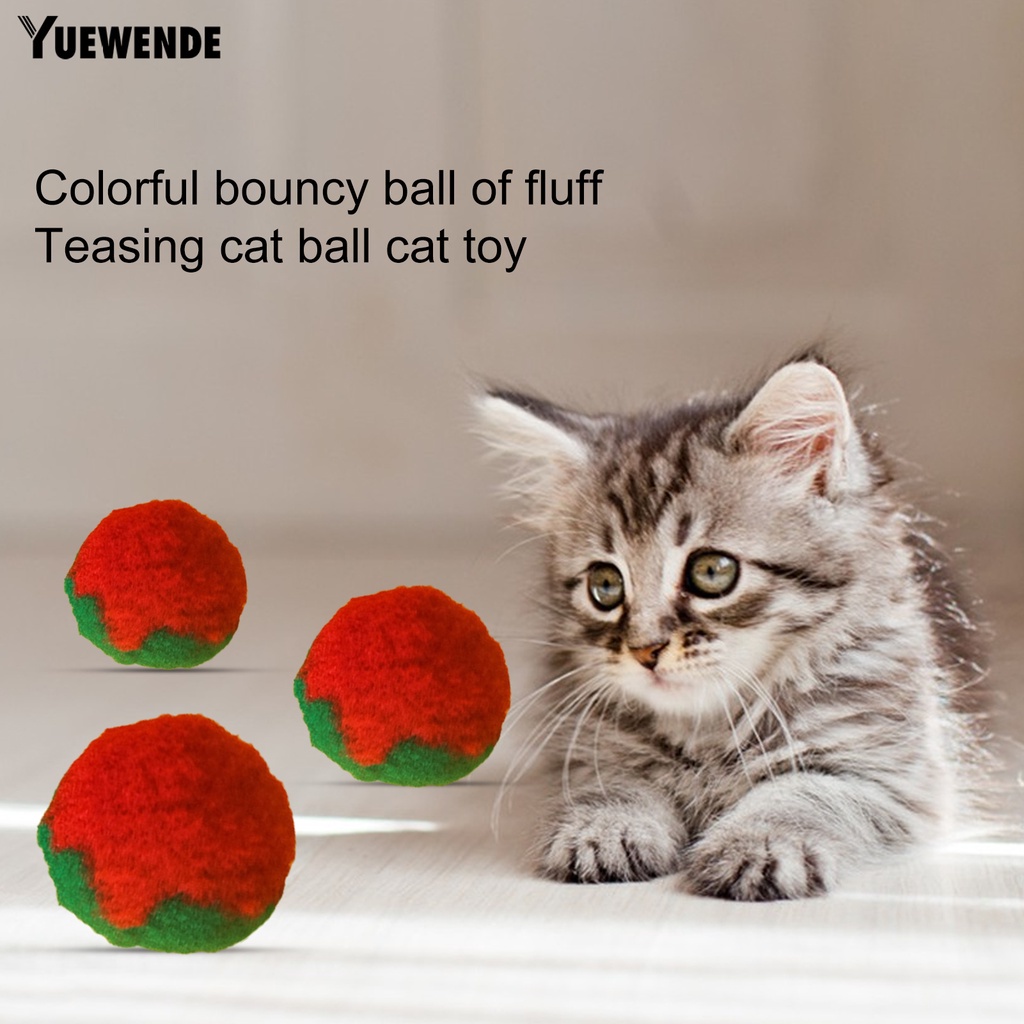 Hộp 80 Bóng Đồ Chơi Mềm Mại Co Giãn Chống Cắn Dành Cho Mèo Cưng