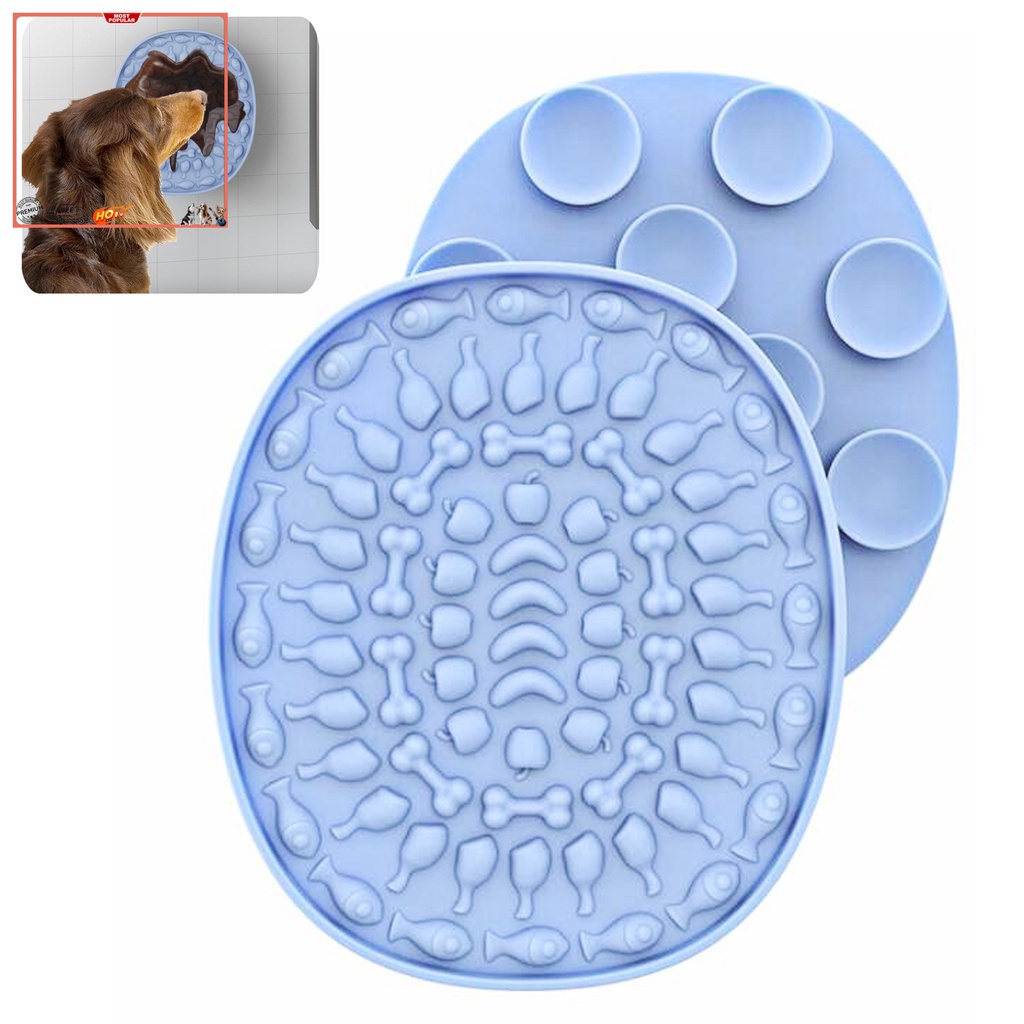 Bộ 2 Thảm Lót Bồn Tắm Giúp Huấn Luyện Thú Cưng Chậm Có 12 Giác Hút Mạnh