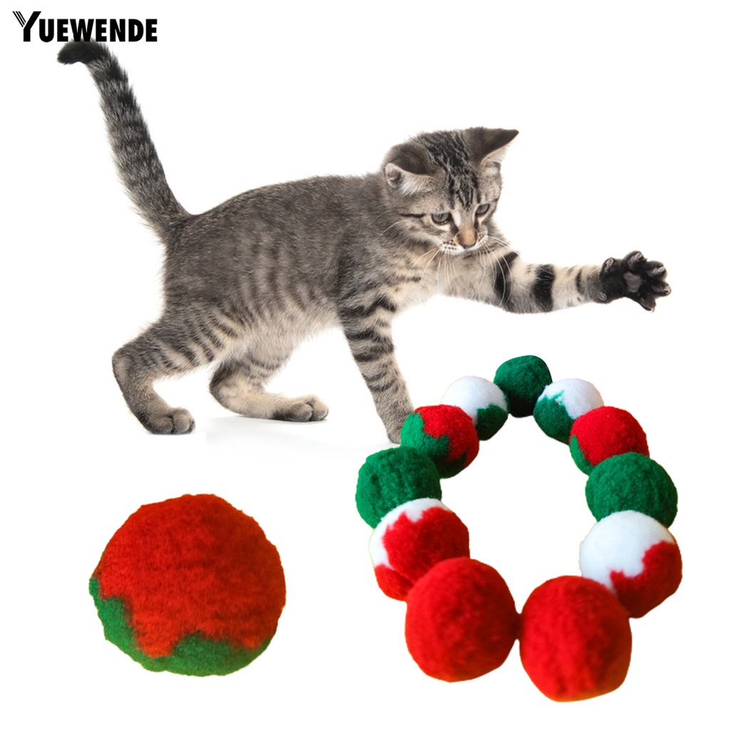 Hộp 80 Bóng Đồ Chơi Mềm Mại Co Giãn Chống Cắn Dành Cho Mèo Cưng
