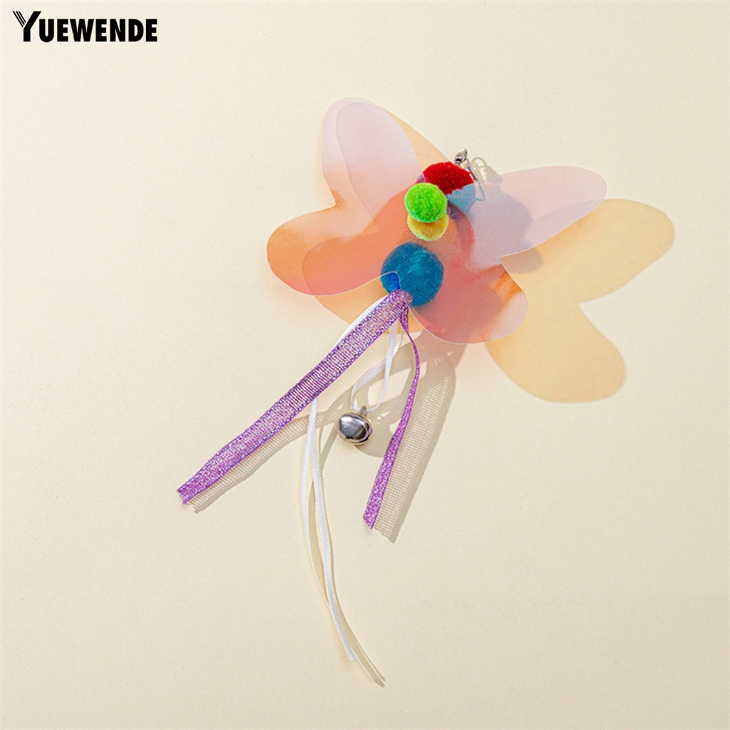 Gậy Trêu Mèo Hình Bươm Bướm Có Giác Hút Mạnh Không Dễ Bị Cắn &amp; Mài Mòn