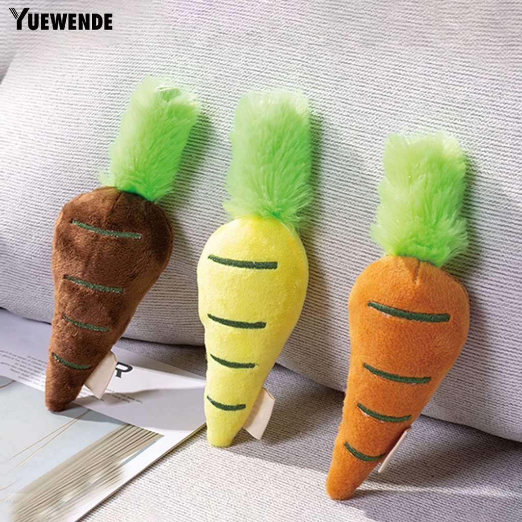 Đồ Chơi Nhồi Bông Hình Củ Cà Rốt 3D Nhiều Màu Sắc Không Phai Chống Trầy Xước Chống Cắn Chống Cắn Cho Thú Cưng