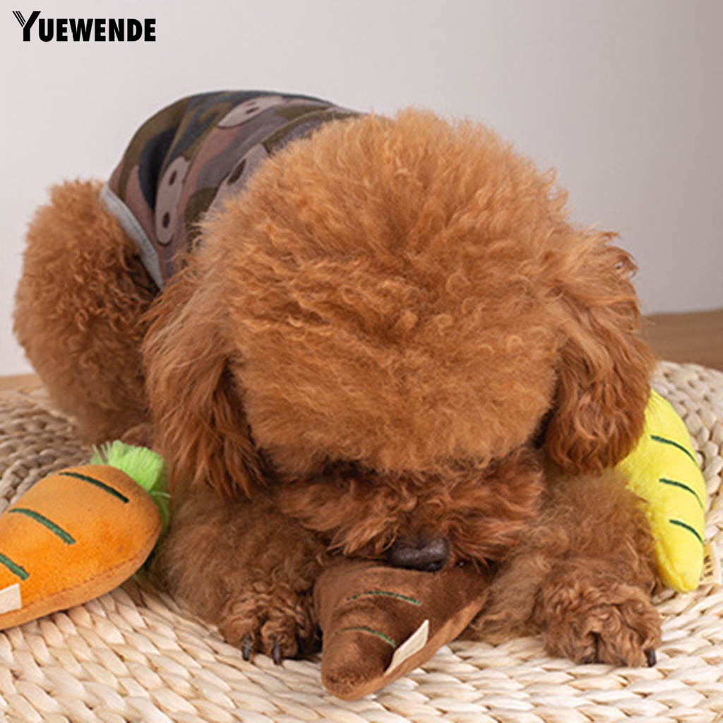 Đồ Chơi Nhồi Bông Hình Củ Cà Rốt 3D Nhiều Màu Sắc Không Phai Chống Trầy Xước Chống Cắn Chống Cắn Cho Thú Cưng