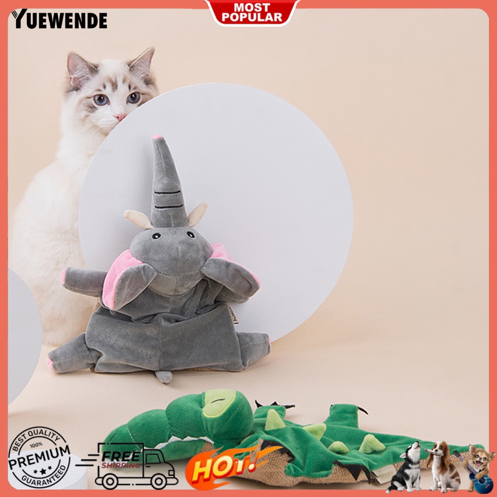 Yr.t Đồ Chơi Thú Bông Cá Sấu Voi Voi Mềm Nhồi Bông Có Âm Thanh Chống Cắn Chống Trầy Thoáng Khí Tươi Mới Cho