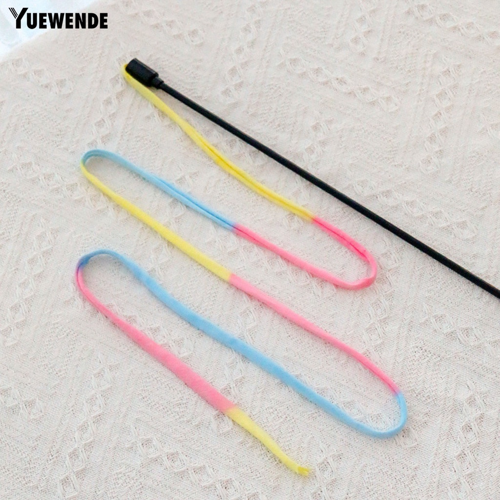 Cây Gậy Đồ Chơi Bằng Vải / Dây Ruy Băng Dài Màu Sắc Tương Tác Giảm Căng Thẳng Cho Mèo Cưng