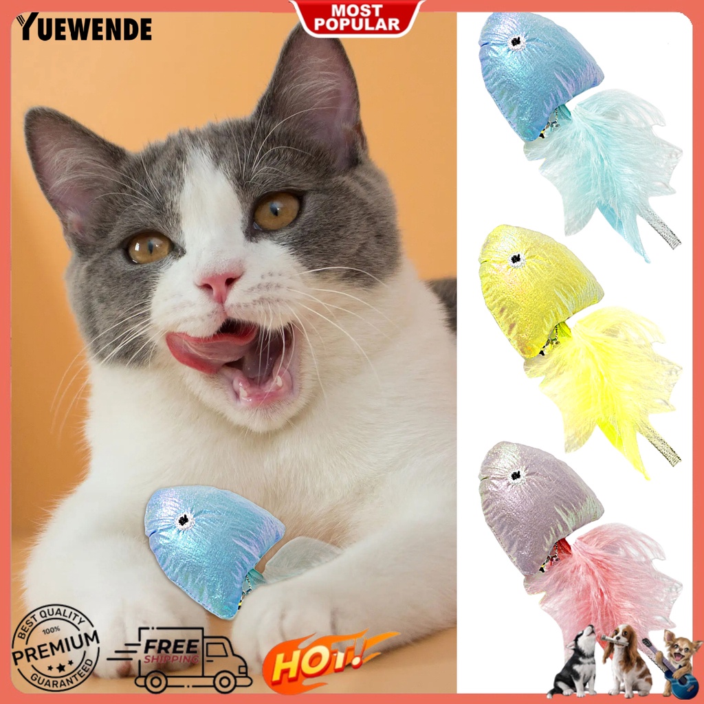 Đồ Chơi Cá Nhồi Bông Bắt Mắt Dễ Thương Vui Nhộn Cho Mèo Cưng