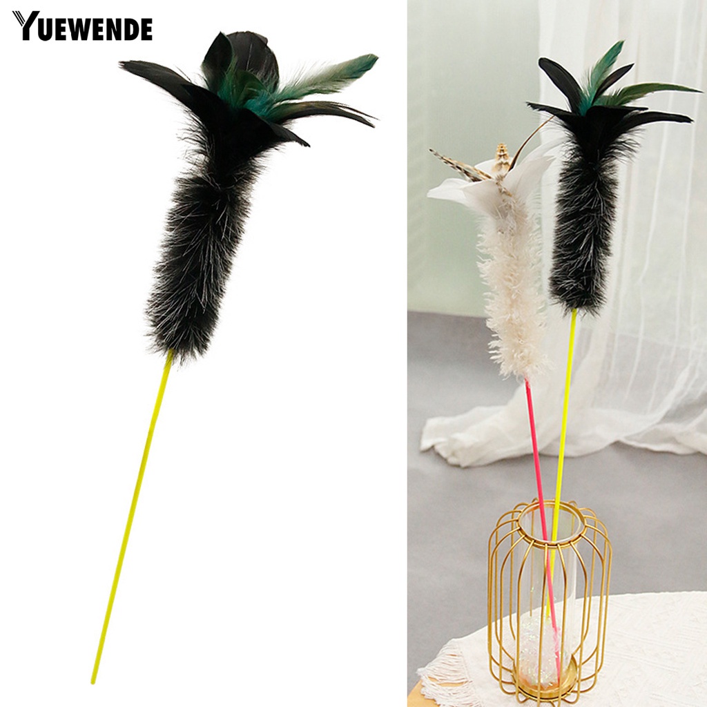 Gậy Đồ Chơi Bằng Lông Vũ Chống Cắn Giảm Căng Thẳng Dễ Thương Dành Cho Mèo Cưng