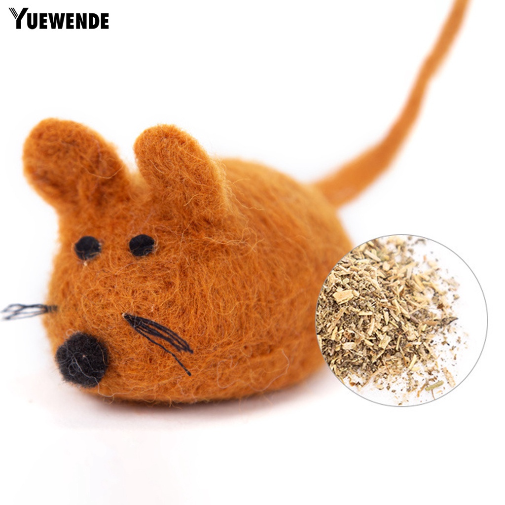 Đồ Chơi Chuột Giả Bằng Len Cho Mèo Cưng