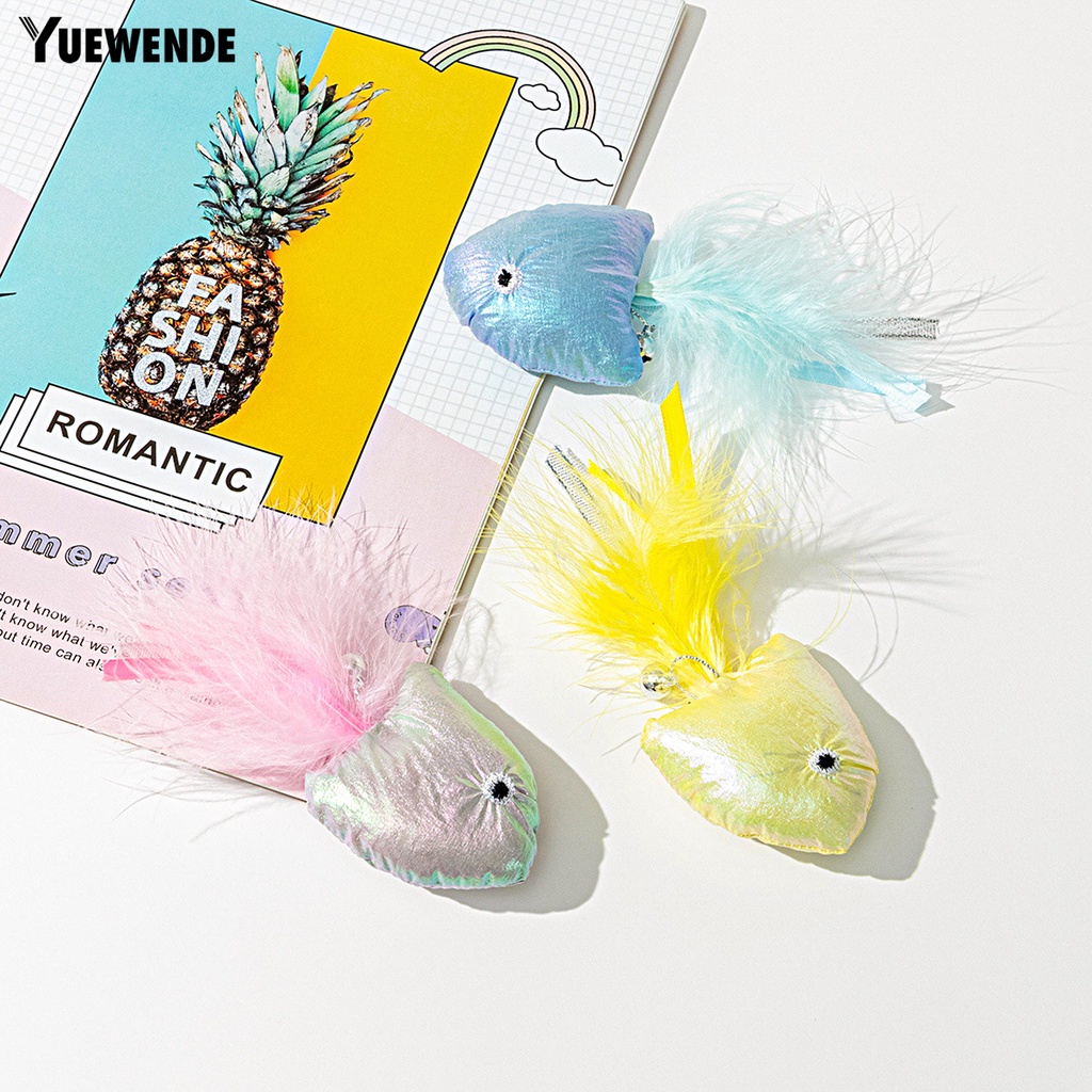 Đồ Chơi Cá Nhồi Bông Bắt Mắt Dễ Thương Vui Nhộn Cho Mèo Cưng