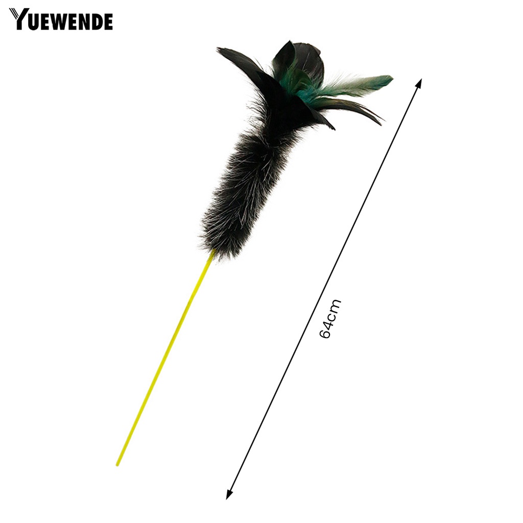 Gậy Đồ Chơi Bằng Lông Vũ Chống Cắn Giảm Căng Thẳng Dễ Thương Dành Cho Mèo Cưng