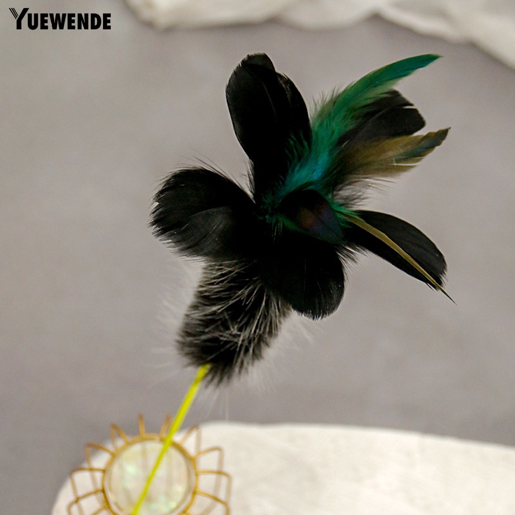 Gậy Đồ Chơi Bằng Lông Vũ Chống Cắn Giảm Căng Thẳng Dễ Thương Dành Cho Mèo Cưng