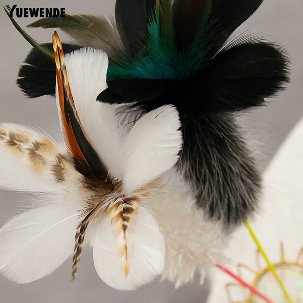 Gậy Đồ Chơi Bằng Lông Vũ Chống Cắn Giảm Căng Thẳng Dễ Thương Dành Cho Mèo Cưng