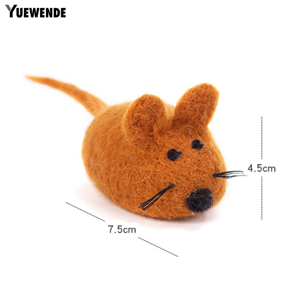 Đồ Chơi Chuột Giả Bằng Len Cho Mèo Cưng