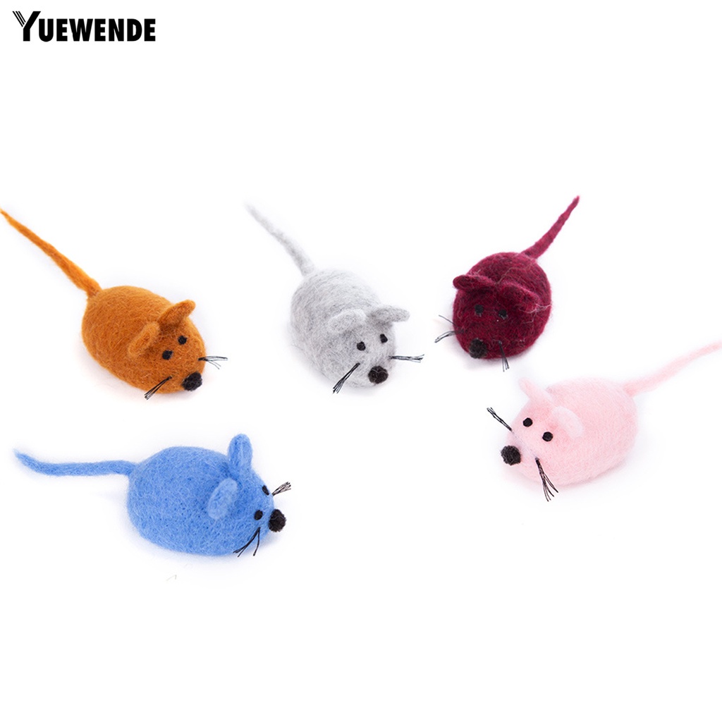 Đồ Chơi Chuột Giả Bằng Len Cho Mèo Cưng