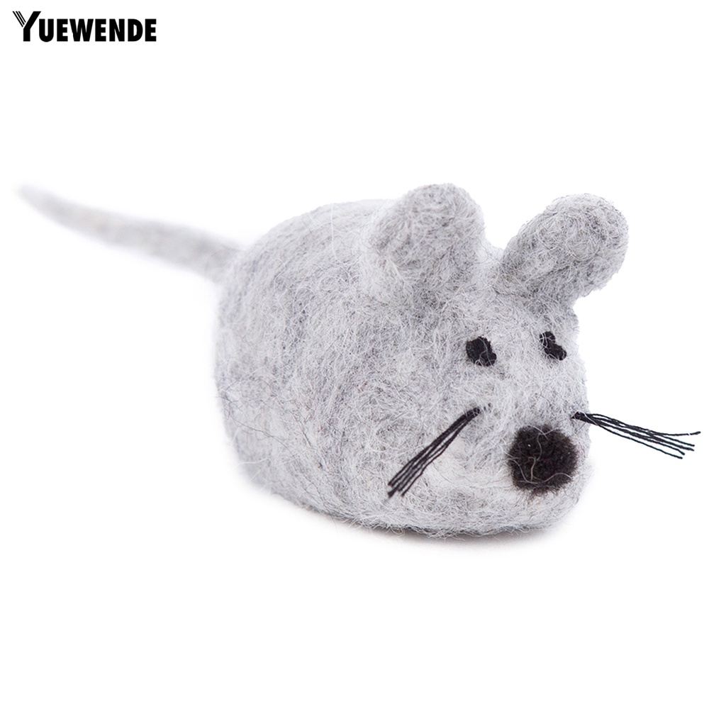 Đồ Chơi Chuột Giả Bằng Len Cho Mèo Cưng