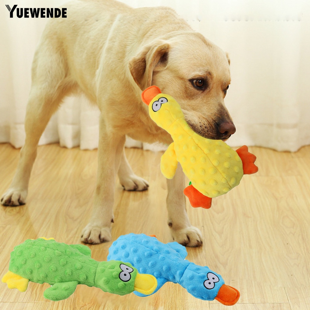 Đồ Chơi Nhồi Bông Hình Vịt Hoạt Hình Có Âm Thanh Chống Cắn Cho Thú Cưng