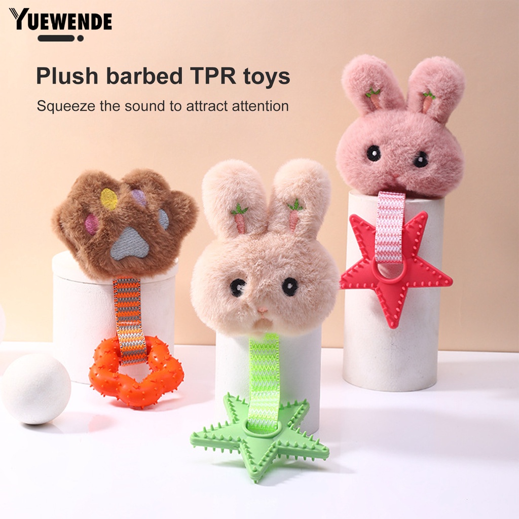 Yr.t Đồ Chơi Nhai Gặm Tương Tác Giảm Căng Thẳng Không Mùi Thiết Kế Hoạt Hình Chống Cắn Có Thể Tái Sử Dụng Cho Thú Cưng