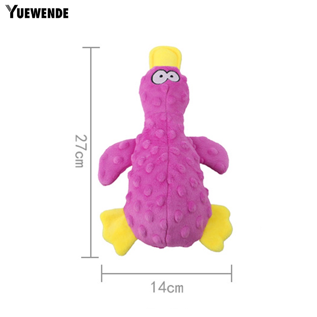 Đồ Chơi Nhồi Bông Hình Vịt Hoạt Hình Có Âm Thanh Chống Cắn Cho Thú Cưng