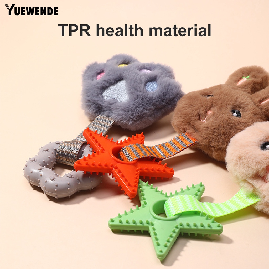 Yr.t Đồ Chơi Nhai Gặm Tương Tác Giảm Căng Thẳng Không Mùi Thiết Kế Hoạt Hình Chống Cắn Có Thể Tái Sử Dụng Cho Thú Cưng