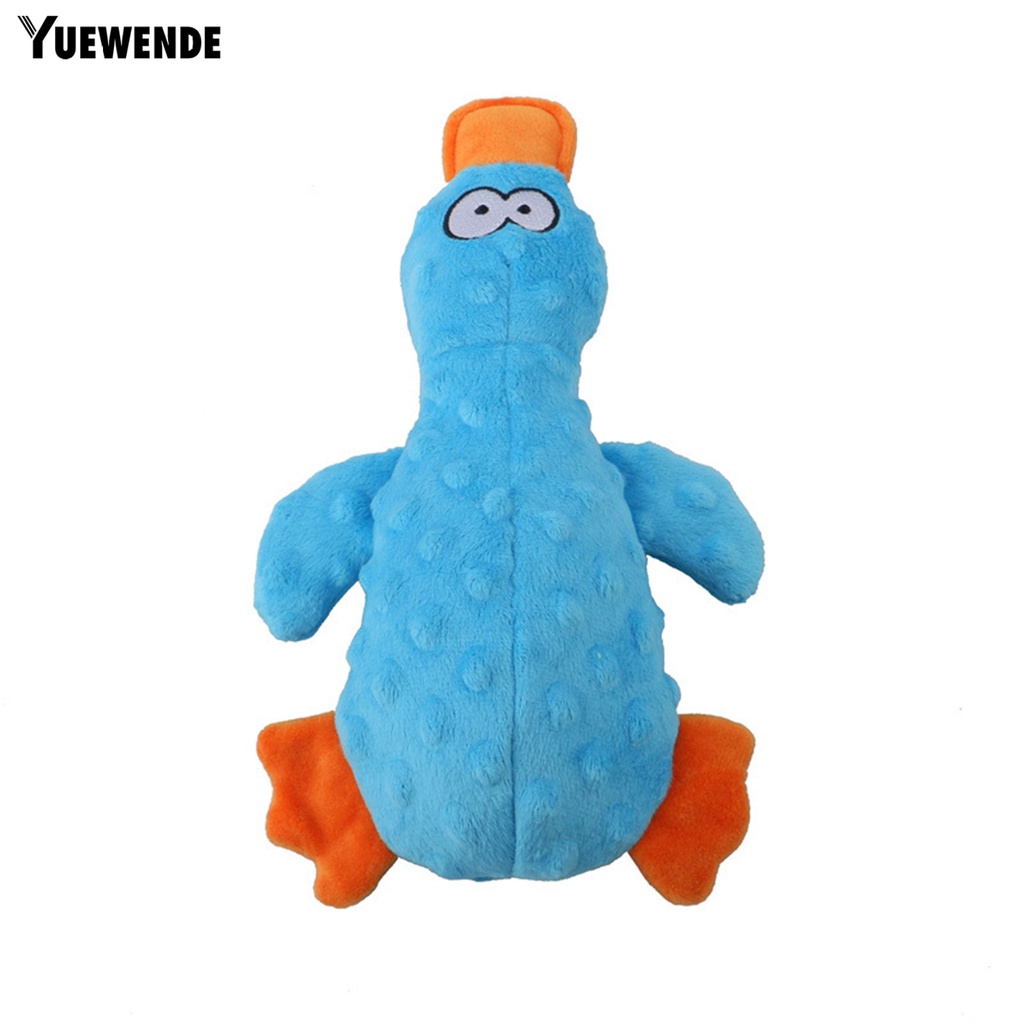 Đồ Chơi Nhồi Bông Hình Vịt Hoạt Hình Có Âm Thanh Chống Cắn Cho Thú Cưng