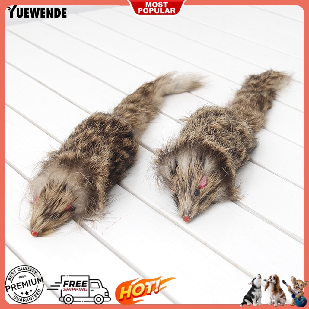 Đồ Chơi Chuột Nhồi Bông Bắt Mắt Sống Động Tương Tác Với Mèo Cưng