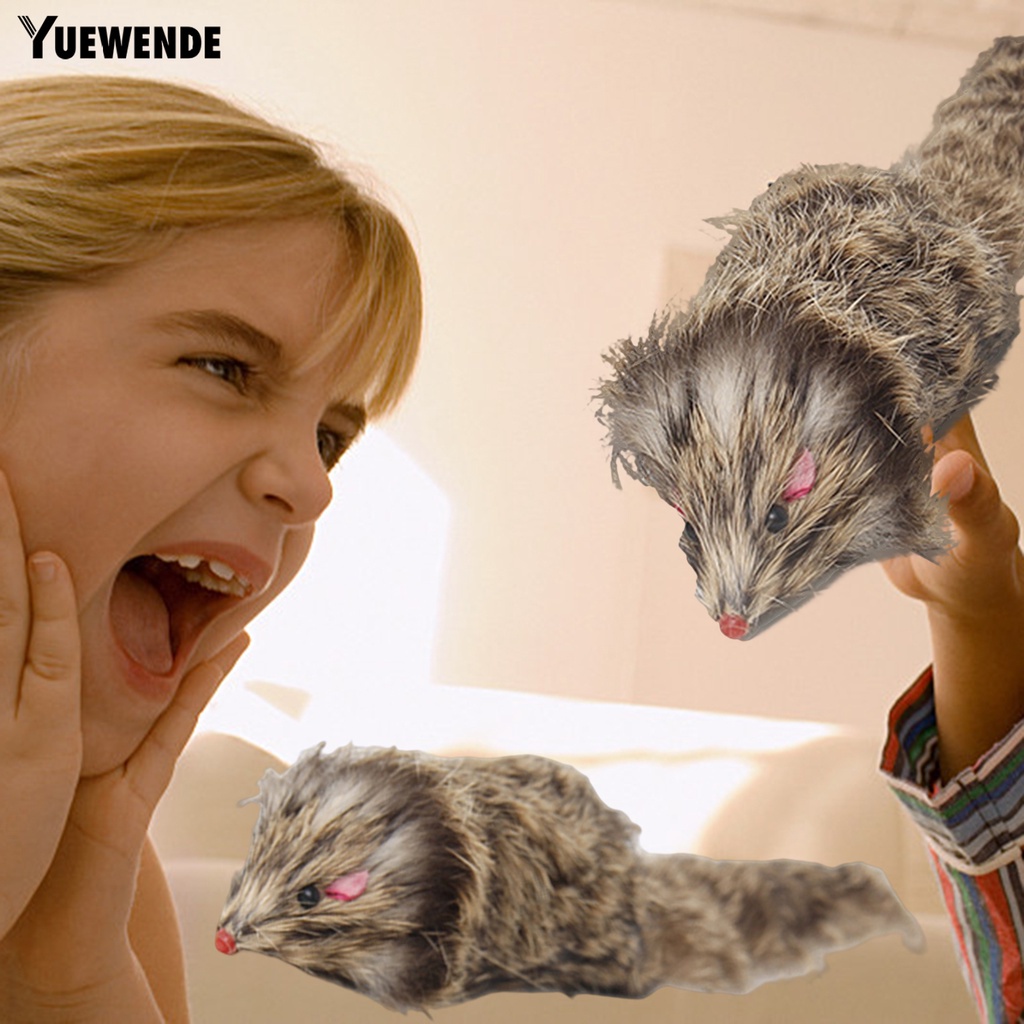 Đồ Chơi Chuột Nhồi Bông Bắt Mắt Sống Động Tương Tác Với Mèo Cưng