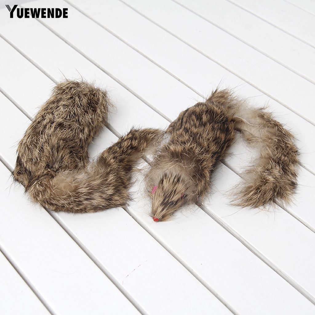 Đồ Chơi Chuột Nhồi Bông Bắt Mắt Sống Động Tương Tác Với Mèo Cưng