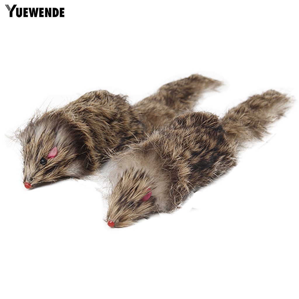 Đồ Chơi Chuột Nhồi Bông Bắt Mắt Sống Động Tương Tác Với Mèo Cưng