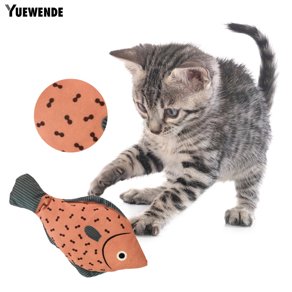 Cá Nhồi Bông Đồ Chơi Mềm Mại Chống Cắn Cho Mèo Cưng