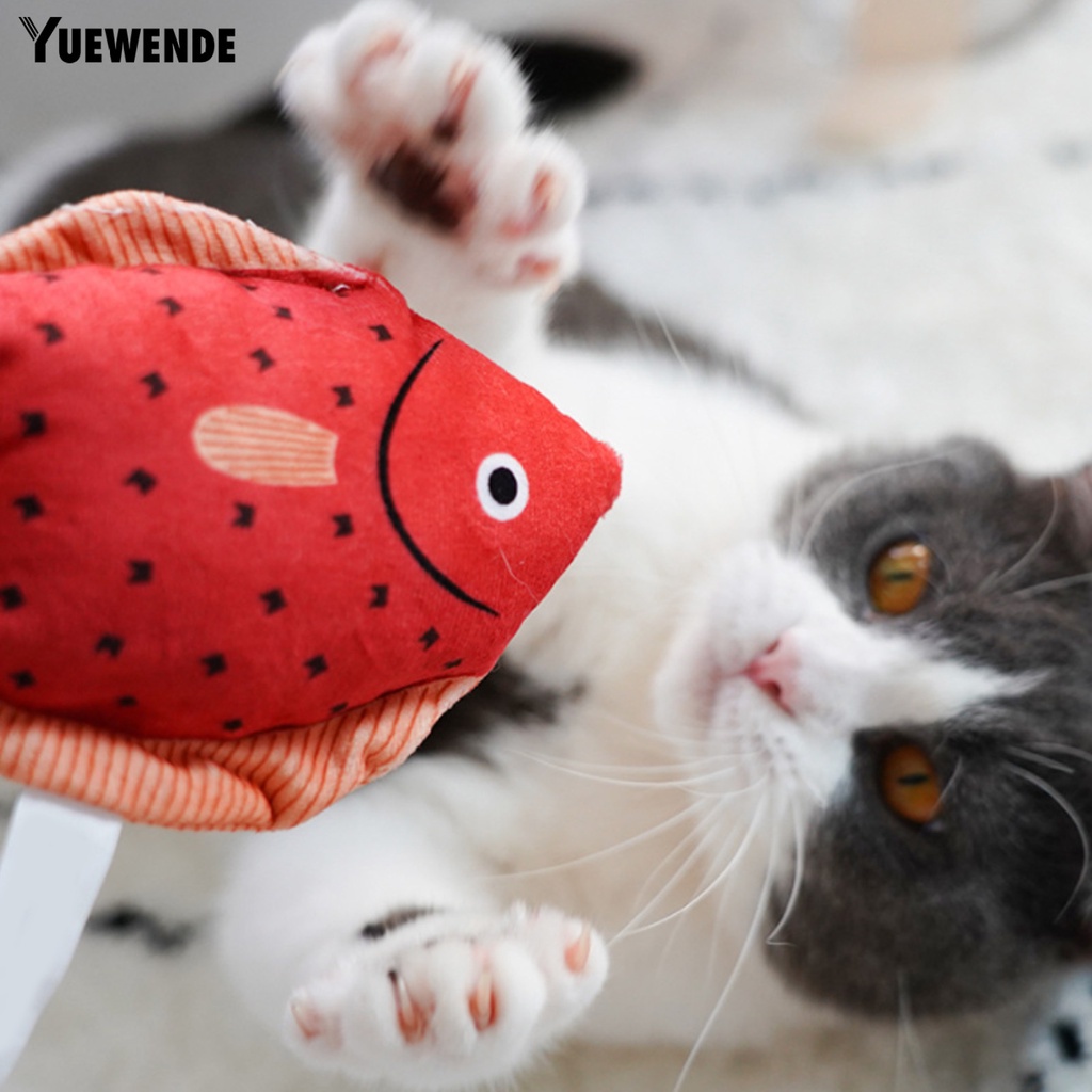 Cá Nhồi Bông Đồ Chơi Mềm Mại Chống Cắn Cho Mèo Cưng