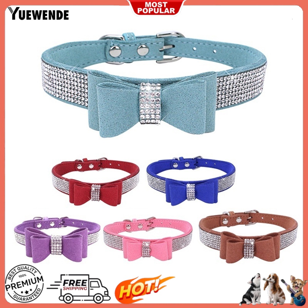Vòng Cổ Chống Cắn Đính Đá Màu Tương Phản Cho Mèo YR.T