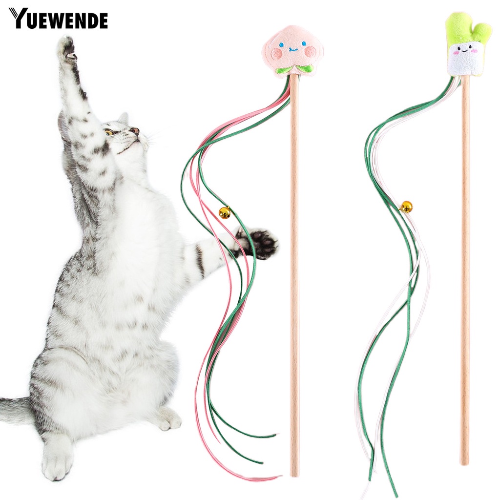 Gậy Trêu Mèo Hình Hoạt Hình Sáng Tạo Có Chuông Và Tua Rua Giúp Giảm Căng Thẳng