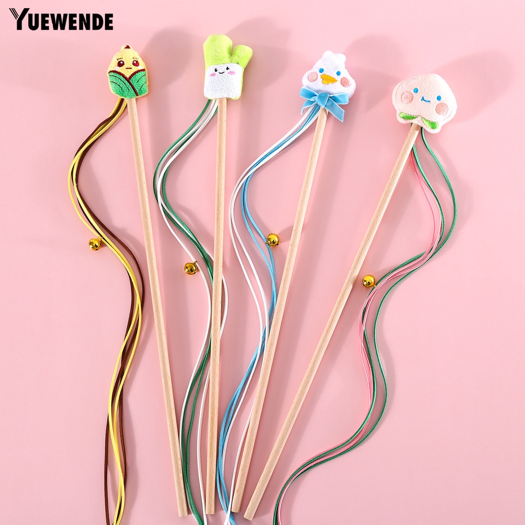 Gậy Trêu Mèo Hình Hoạt Hình Sáng Tạo Có Chuông Và Tua Rua Giúp Giảm Căng Thẳng