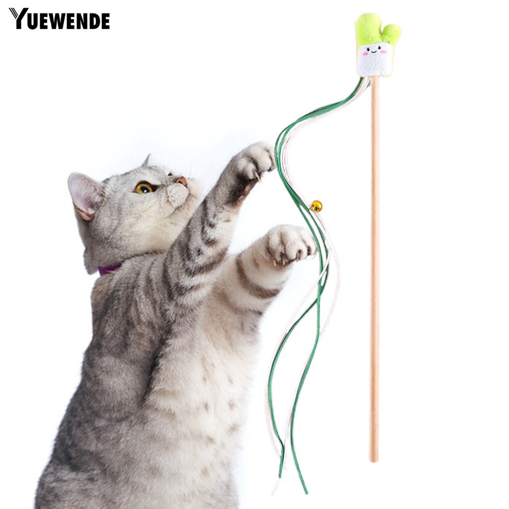 Gậy Trêu Mèo Hình Hoạt Hình Sáng Tạo Có Chuông Và Tua Rua Giúp Giảm Căng Thẳng