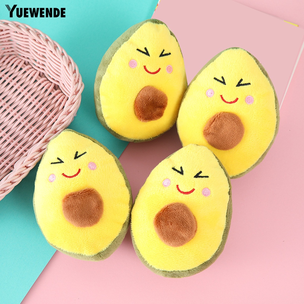 Đồ Chơi Mềm Mại Hình Quả Bơ Phát Ra Âm Thanh Vui Nhộn Cho Thú Cưng