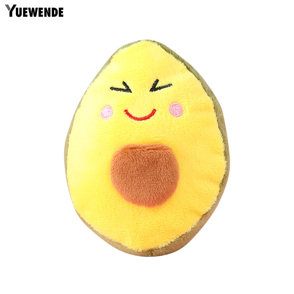 Đồ Chơi Mềm Mại Hình Quả Bơ Phát Ra Âm Thanh Vui Nhộn Cho Thú Cưng