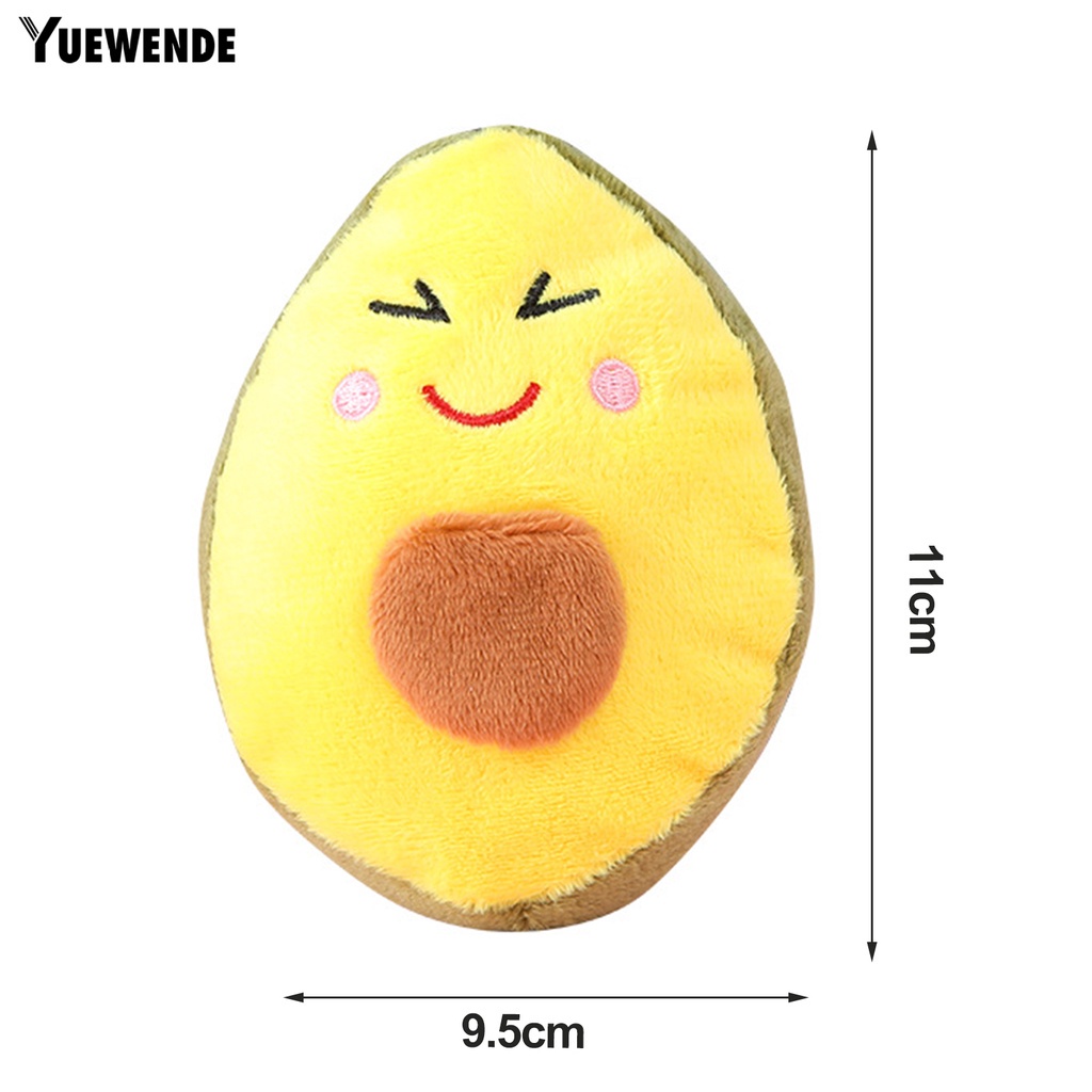 Đồ Chơi Mềm Mại Hình Quả Bơ Phát Ra Âm Thanh Vui Nhộn Cho Thú Cưng